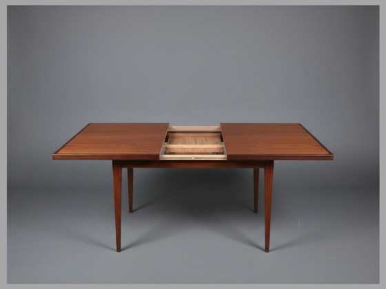 Image 1 of Mesa de comedor extensible Louis van Teeffelen "Milan" — Teca, Wébé, años 60