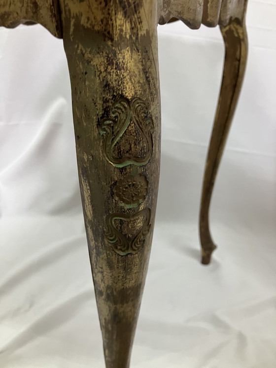 Image 1 of Ensemble vintage de 2 tables d'appoint florentines italiennes