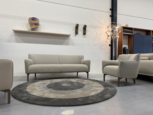 Salon Leolux Santosa Canapé 3 places et 2 fauteuils