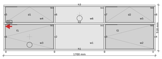 Image 1 of Tylko TV-Ständer in Mattschwarz mit Türen und Schubladen