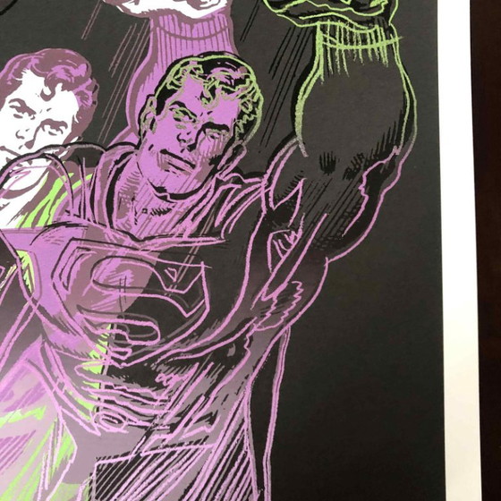 1990s After Andy Warhol "Superman" Lithograph – Lithographs & prints, Paper (photo 10 of 11)