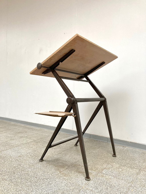 Tavolo da disegno vintage Friso Kramer/Wim Rietveld, anni '60
