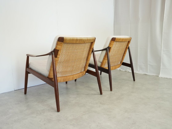 Image 1 of 2 fauteuils Hartmut Lohmeyer pour Wilkhahn, design Mid Century