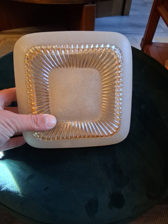 Image 1 of Beautiful gold ceiling light 70s