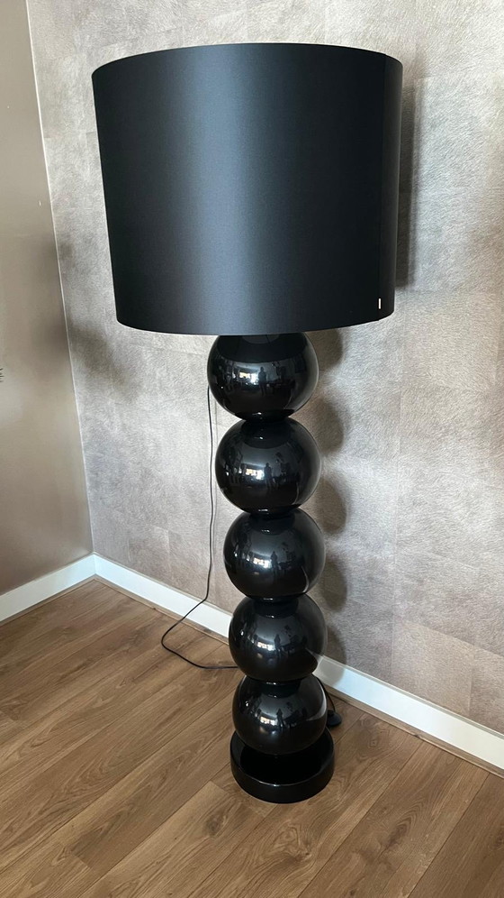 Image 1 of Stout Lighting Milano Floor Lamp Black-Champagne Eric Kuster