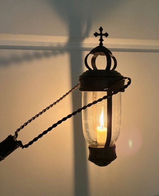 Antieke processielantaarn 