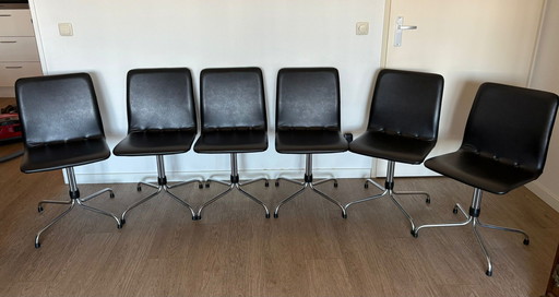 Set van 6 Brabantia Home Steel keukenstoelen