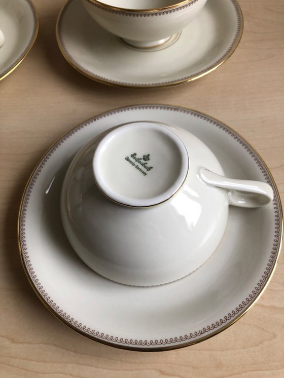 Image 1 of art deco Eschenbach theekopjes met schotels