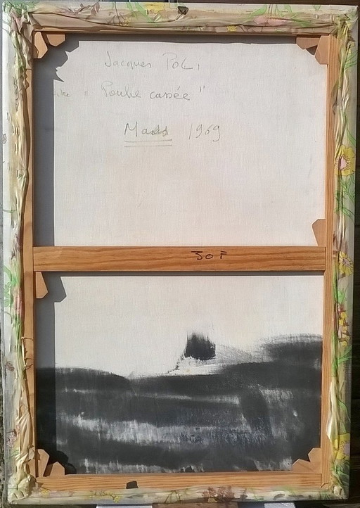 Jacques Polì, olieverf op doek, 1969