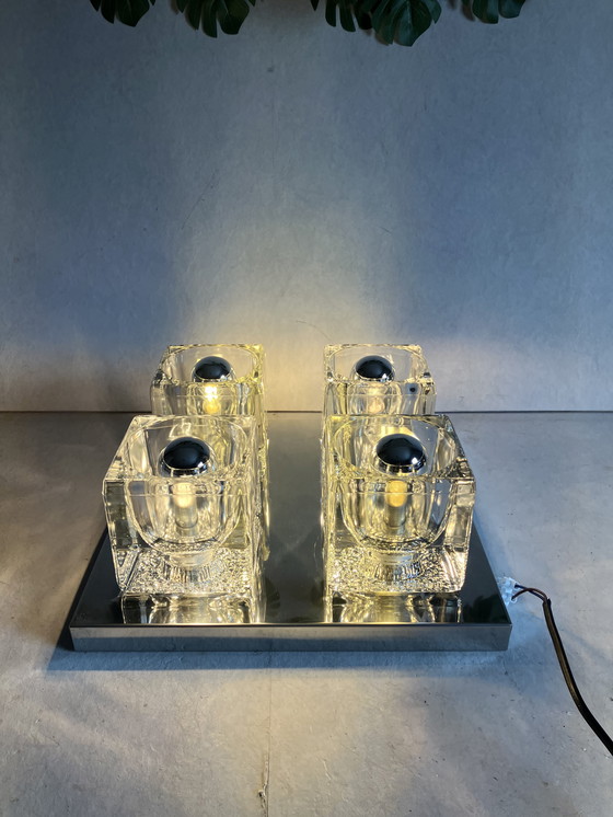 Image 1 of Peill & Putzler Plafonnier Ice cue lampe design vintage