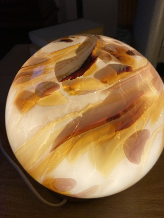 Image 1 of Murano Glas Kugellampe 70er Jahre