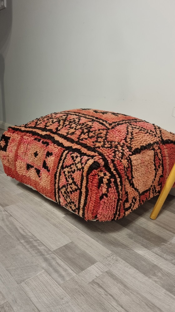 Image 1 of Moroccan Berber Wool Footstool