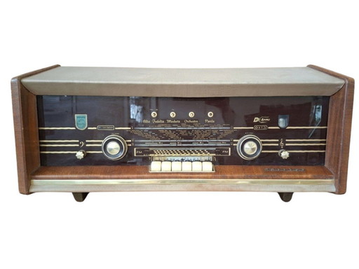 Vintage Philips B6X72A "D'Annunzio" Radio 1957