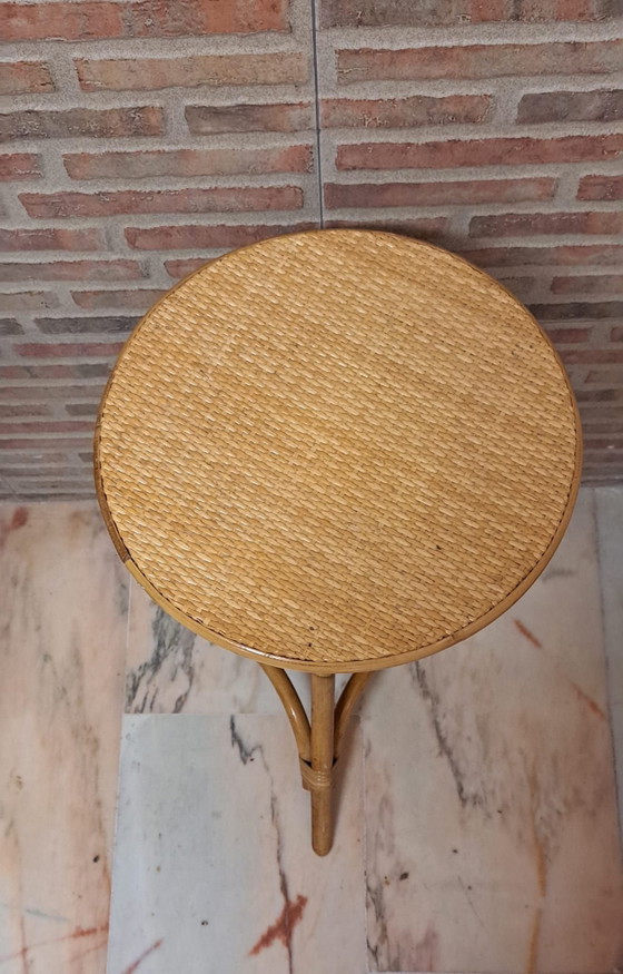Bamboe Sokkel – Bijzettafels, Rotan (photo 4 of 8)