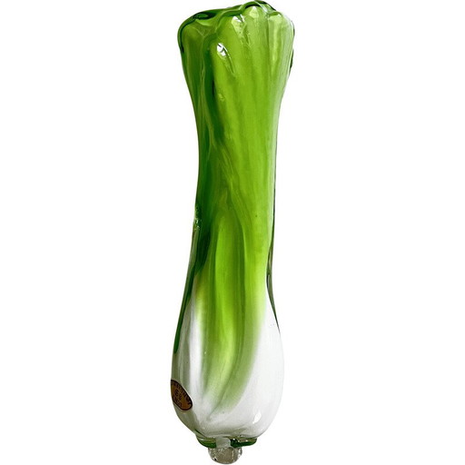 Poireau vintage en verre de Murano, Allemagne 1970