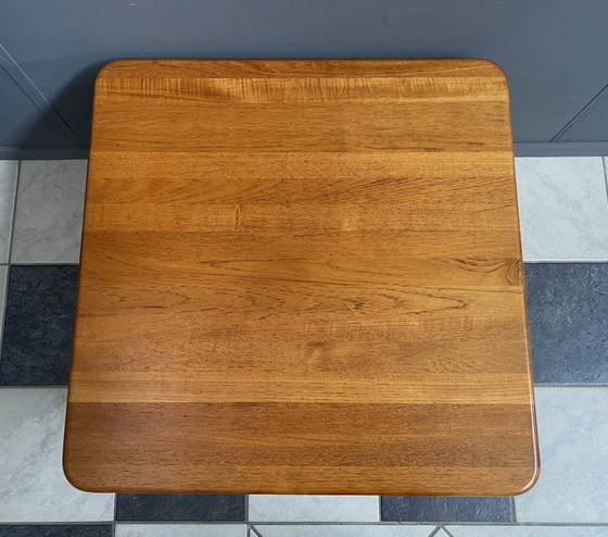 Image 1 of Table carrée en teck de Glostup, Danemark, années 1970