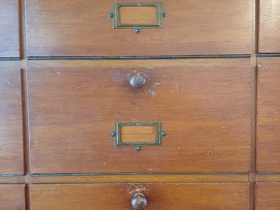 Archivador de los años 30 con puertas abatibles – Armarios de almacenamiento, Metal, Wood (photo 4 of 9)