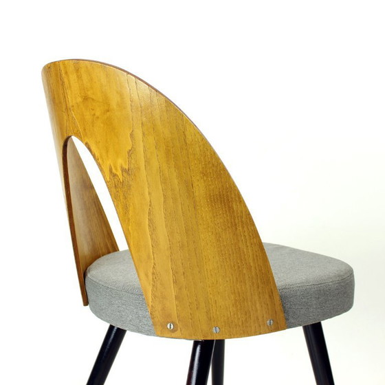 Image 1 of Iconic Tatra Chairs In Oak & Fabric By Antonin Suman, Czechoslovakia 1960s