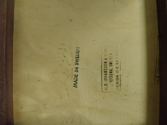 Image 1 of Vintage Scandinavian dining room set | C-E Ekström