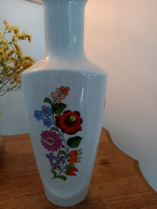 Handgeschilderde  vaasjes set van 2