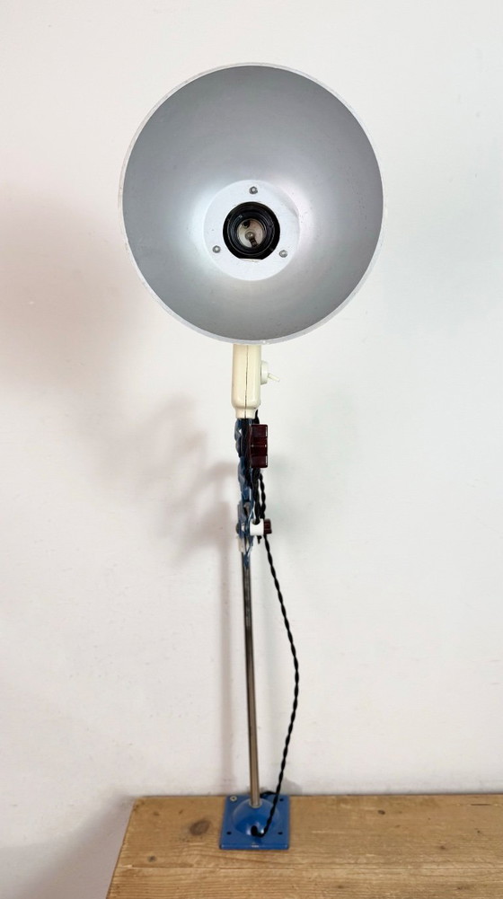 Image 1 of Industrial East German Scissor Lamp from VEB Zweckleuchtenbau Dresden, 1950s