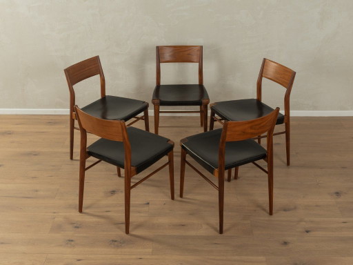 Chaises de salle à manger des années 1950, Georg Leowald pour Wilkhahn