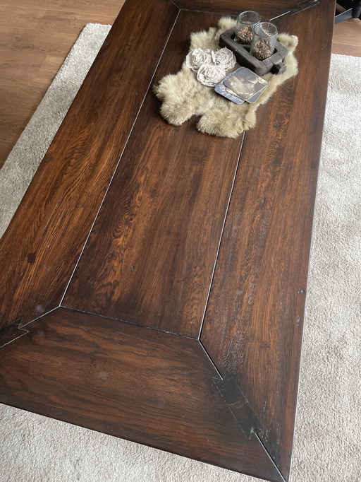 Table basse 145 x 70 cm en chêne massif