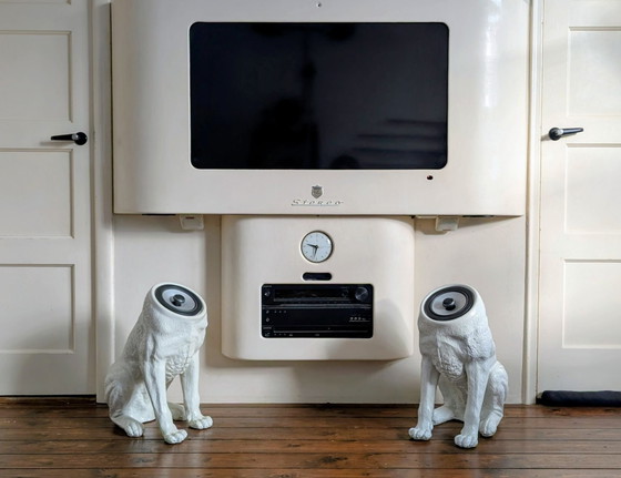 Dog Speaker Set Buro Vormkrijgers, Sander Mulder, Decorative Objects, Plastic, White (photo 2 of 13)
