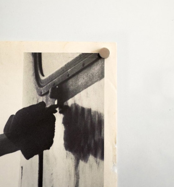 Image 1 of 🚆 Nicht zu weit hinauslehnen – 1966 – Original A2 Sicherheitsplakat der Deutschen Bundesbahn | Siebdruck | 59,4 × 42,0 cm 