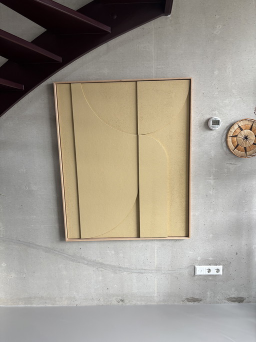 HK Living Reliefbild 100x123cm