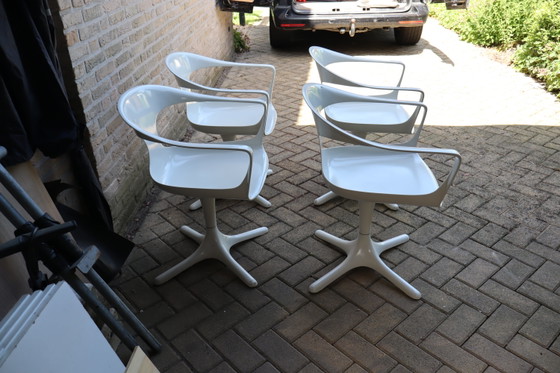 Image 1 of Space age dining set by Konrad Schäfer for Lübke, 1960s 