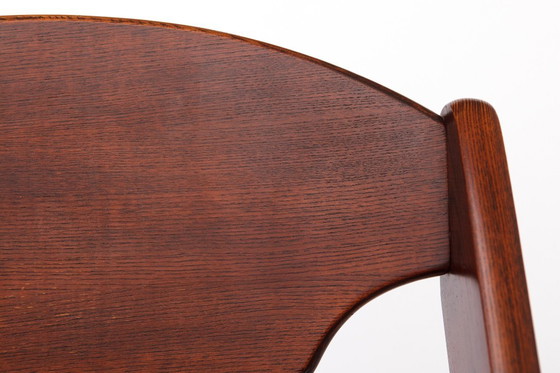 Image 1 of Chaise italienne vintage (1/2), années 1980, hêtre foncé, revêtement bordeaux