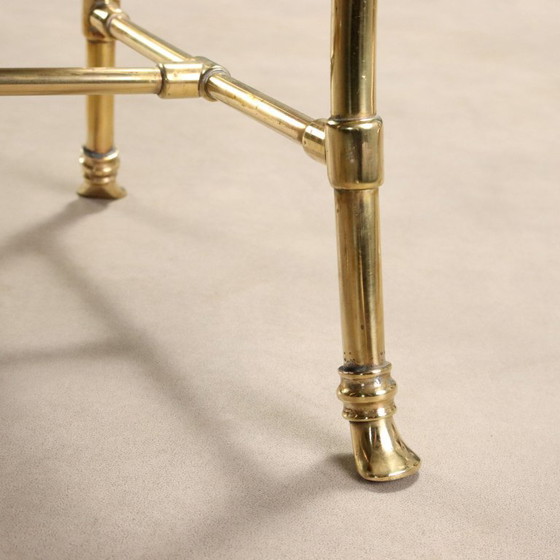 Set van 4 Jansen Argentina stoelen, jaren 1950 – Maison Jansen, Eetkamerstoelen, Brass (photo 6 of 11)