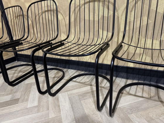 Image 1 of 4 x Gastone Rinaldi high-quality Italian dining chairs