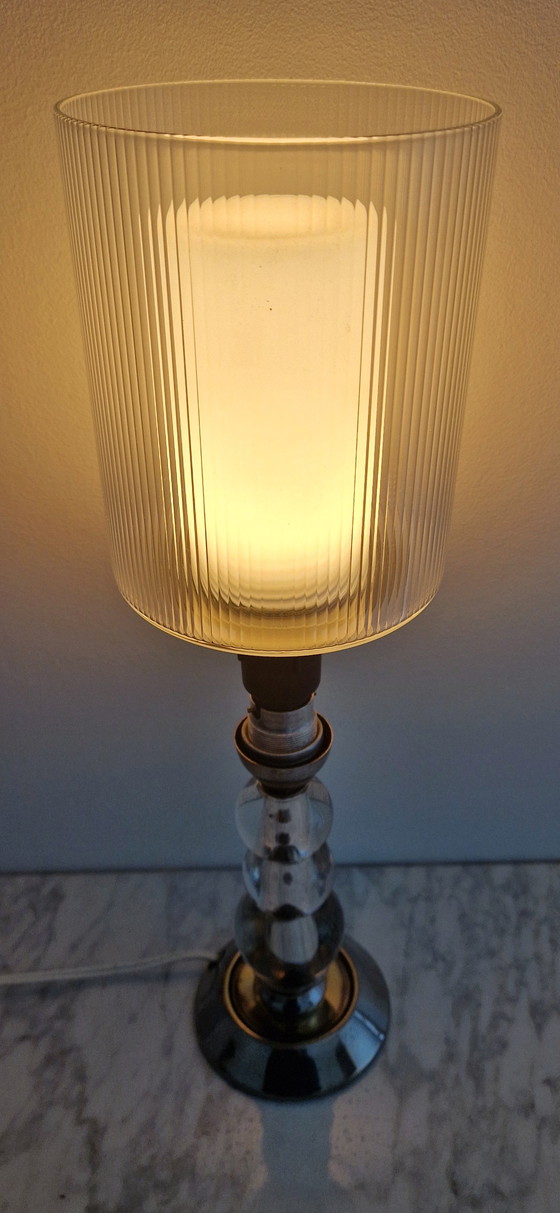 Image 1 of Lampada in stile Jacques Adnet degli anni &#39;50