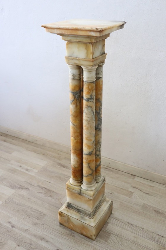 Image 1 of Columna antigua de mármol, Italia, siglo XIX