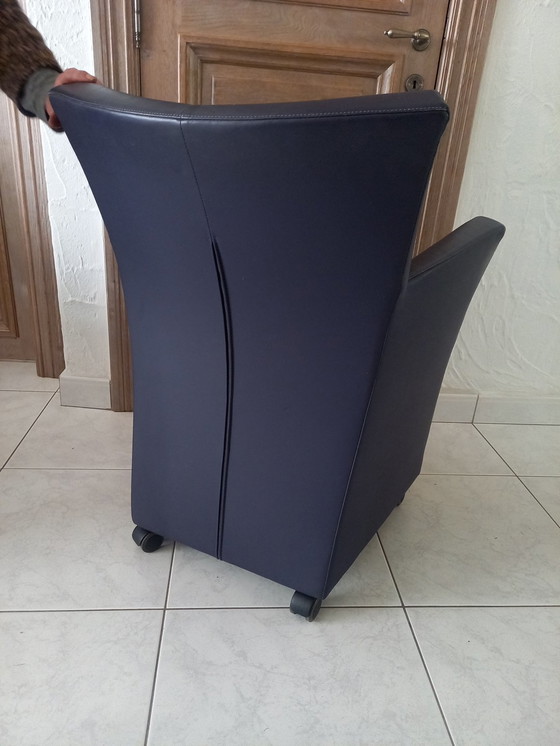 Image 1 of Montis Sitz lila/blau mit Rädern