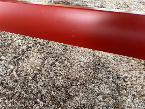 Image 1 of Letto 180 x 200 in legno massello con piedini in acciaio inox e rete a doghe.