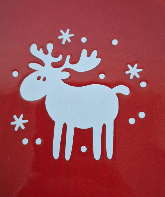 Image 1 of Ciotola natalizia in ceramica Waechtersbach, motivo renna, Holiday di Emma Mugs