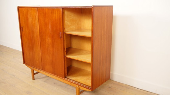 Image 1 of Vintage highboard | Wall cabinet | Teak |