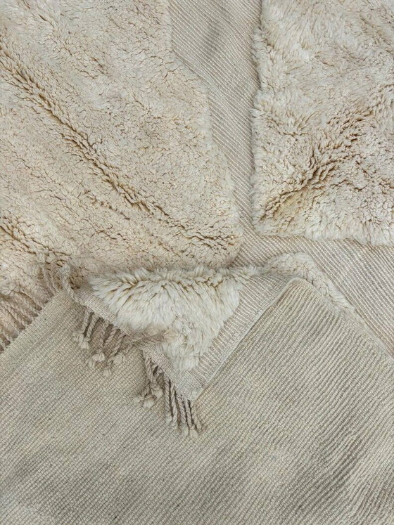 Handwoven wool rug - Plain rug - Moroccan rug 2.5x1.5m – Rugs & carpets, Cotton (photo 5 of 11)