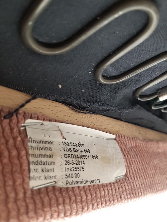 Image 1 of Sofá cama Gijs van der Sluis modelo 540 sofá cama recién tapizado rosa