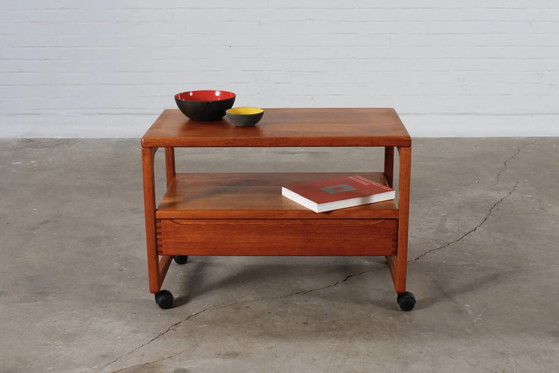 Tavolino vintage in teak, carrello bar, design danese MCM – Peter, Carrelli bar, Legno, Mid Century Modern (photo 8 of 12)