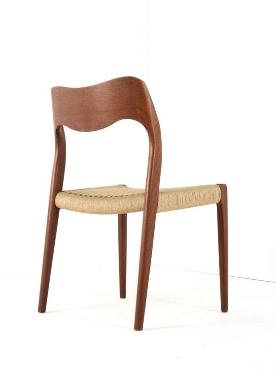 Image 1 of Set di 4 sedie Niels O Möller modello 71 vintage danese