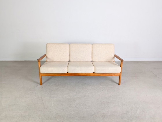 Image 1 of Midcentury sofa couch France & Søn Ole Wanscher Senator teak