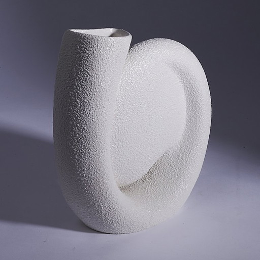 Vaso scultoreo di Roberto Rigon per Bertoncello - Metà secolo