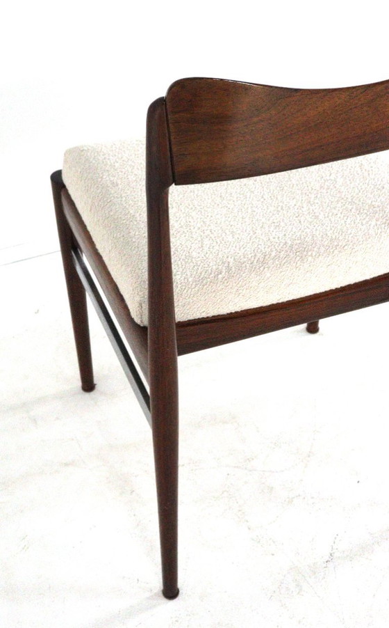 Set di 6 sedie da pranzo in palissandro, sedie da pranzo nuove, imbottite, stile vintage – AWA, Wood (photo 9 of 17)
