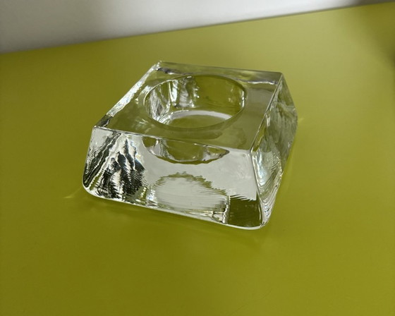 Vintage / brutalist glass tealight holder – Candle holders (photo 5 of 5)