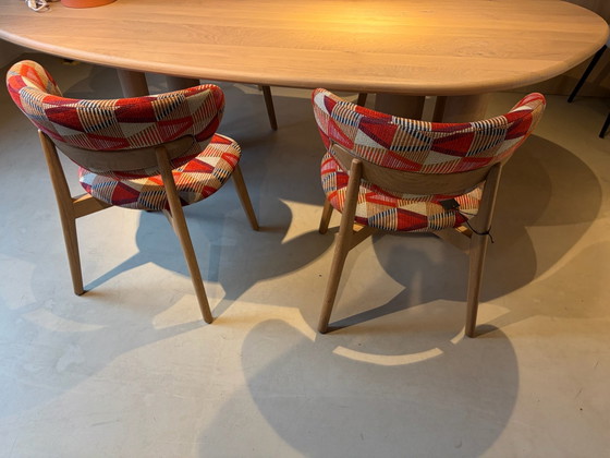 Set di 4 sedie Indra’ Melchior – Melchior Interieur, Sedie da pranzo, Legno, Tessile (photo 4 of 7)