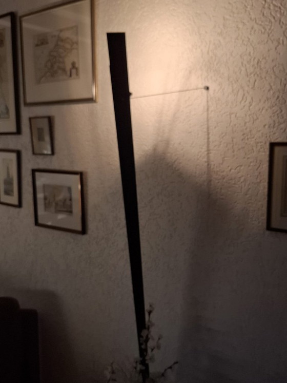 Image 1 of Torchére wandlamp mat zwart van Gilles Derain